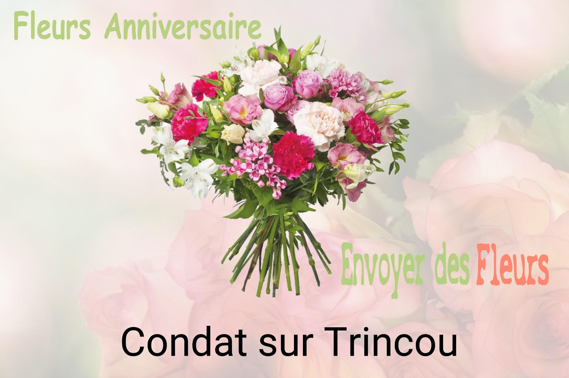 Bouquet de fleurs d’anniversaire livré à Condat-sur-Trincou
