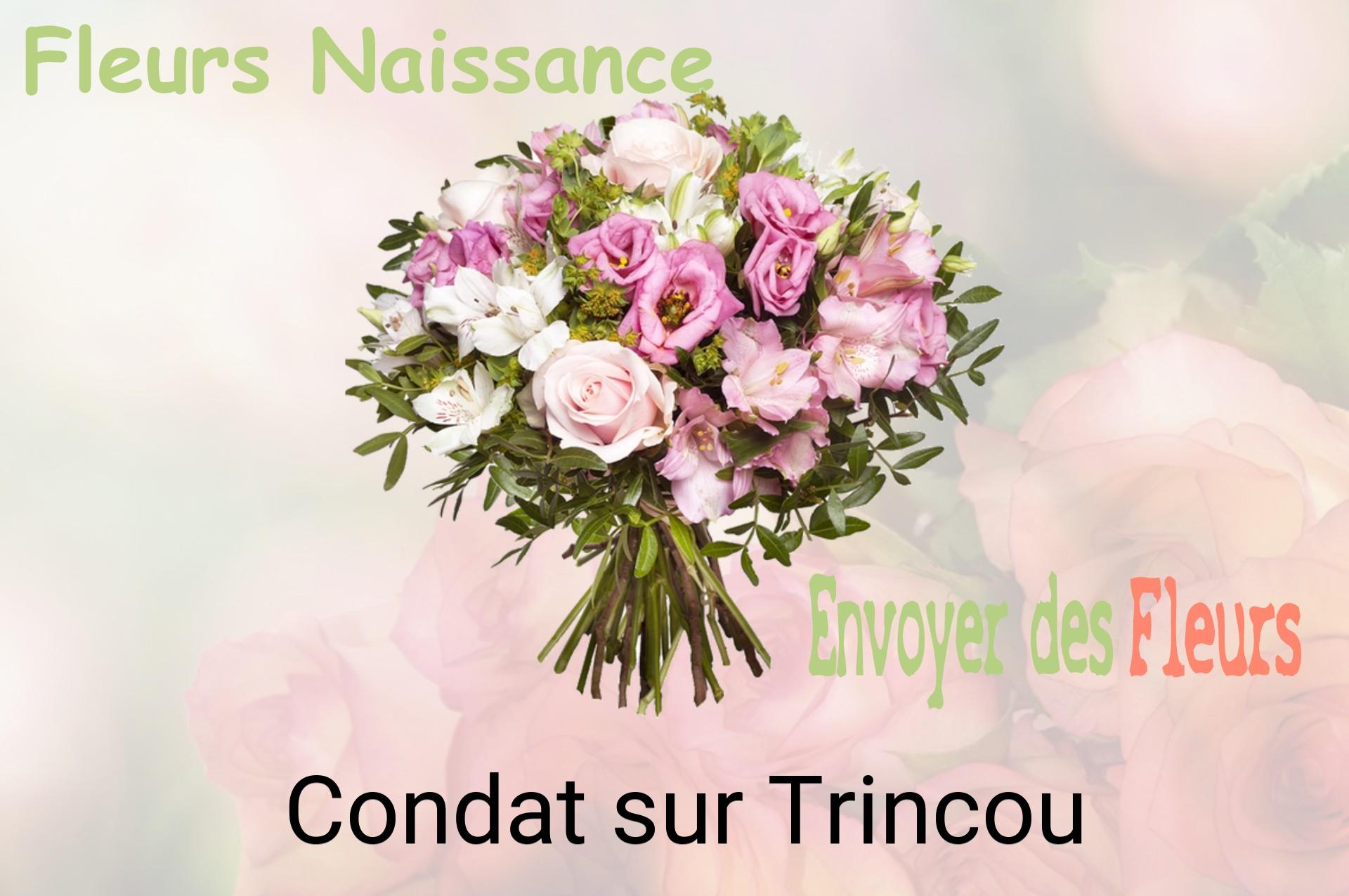 Bouquet de fleurs de naissance livré à Condat-sur-Trincou